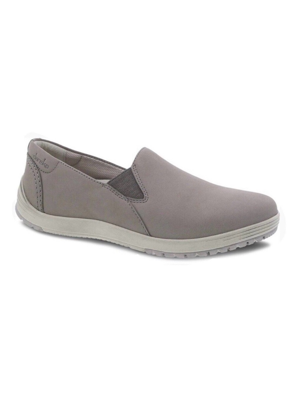 NEW Dansko Laraine Womens Size 39 8.5-9 Gray Waterproof Leather Slip On Sneakers